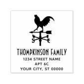 Rustic Weathervane #3 Name Rücksendeadresse Permastempel (Design)