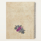 Rustic Wedding Bridesmaid Geschenk Idee Planer (Rückseite)