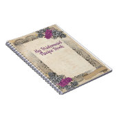 Rustic Wedding Bridesmaid Hochzeitsgeschenk Idee Notizblock (Rechte Seite)