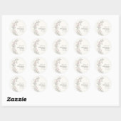 Rustic Wedding Danke, dass du Sticker (Blatt)