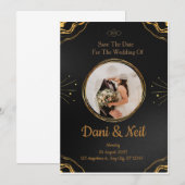 Rustic Wedding Einladung Country Wedding (Vorne/Hinten)