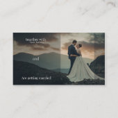Rustic Wedding Invitation - Getting married Begleitkarte (Vorderseite)