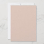 Rustic Wedding Invitation - Sage and Blush Einladung (Rückseite)