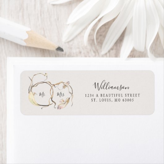 Rustic Wedding Mr. and Mrs. (Insitu)