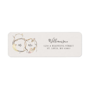 Rustic Wedding Mr. and Mrs.