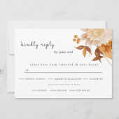Rustic wedding RSVP Save The Date (Vorderseite)