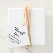 Rustic Wedding Vielen Dank Geschenkanhänger (Beispiel)