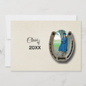 Rustic Western College Graduation Announcement  Einladung (Vorderseite)