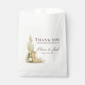 Rustic Western Cowboy Boots Baby Shower Thank You Geschenktütchen (Vorderseite)
