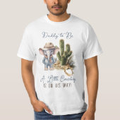 Rustic Western Elephant Cowboy Mommy to Be T-Shirt (Vorderseite)