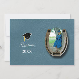 Rustic Western Hi-School Graduation Announcement  Einladung