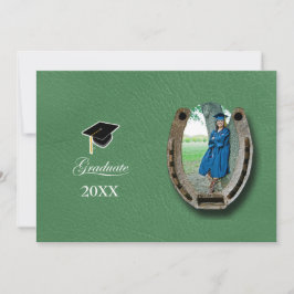 Rustic Western Hi-School Graduation Announcement  Einladung