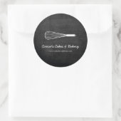 Rustic Whisk Logo Bakery, Catering Stickers (Tasche)