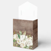 Rustic White Roses Girls Baby Showbox Geschenkschachtel (Geöffnet)