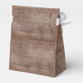 Rustic White Roses Girls Baby Showbox Geschenkschachtel (Rückseite)