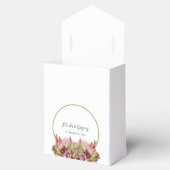 Rustic Wild Blume Bouquet Wedding Geschenkschachtel (Geöffnet)