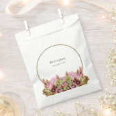 Rustic Wild Blume Bouquet Wedding Geschenktütchen (Ausgeschnitten)