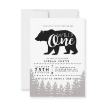 Rustic Wild One | Einladung zur Geburtstagspartei