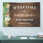 Rustic Wild Safari Begrüßungs Baby Duschbanner Banner (Messe)
