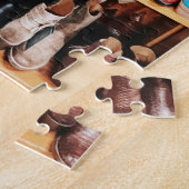 Rustic Wild West Cowboy Boots Americana Country Puzzle (Seite)