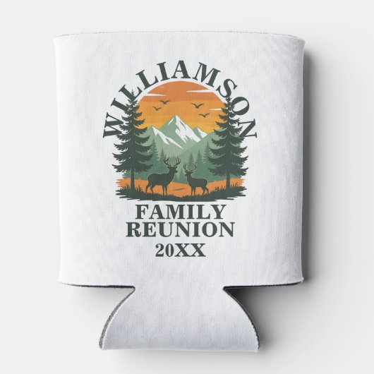 Rustic Wilderness Family Wiedersehen Dosenkühler (Rückseite)