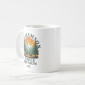 Rustic Wilderness Family Wiedersehen Kaffeetasse (Vorderseite Links)