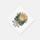 Rustic Wilderness Family Wiedersehen Serviette (Ecke)