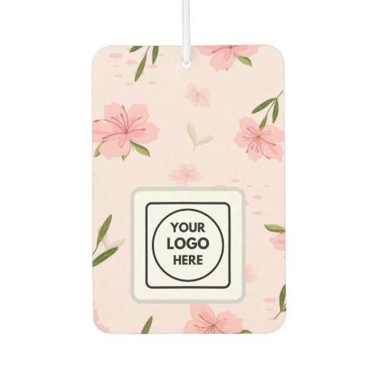 Rustic Wildflower Custom Logo Air Freshener Autolufterfrischer (Vorderseite)
