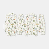 Rustic Wildflower Meadow Hand Drawn Multicolored Geschenkschachtel (Ungefaltet)