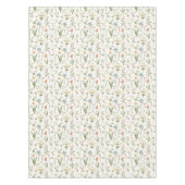 Rustic Wildflower Meadow Hand Drawn Multicolored Tischdecke (Vorderseite)