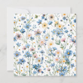 Rustic Wildflower Patterned Botanical Garden Mitteilungskarte (Vorderseite)