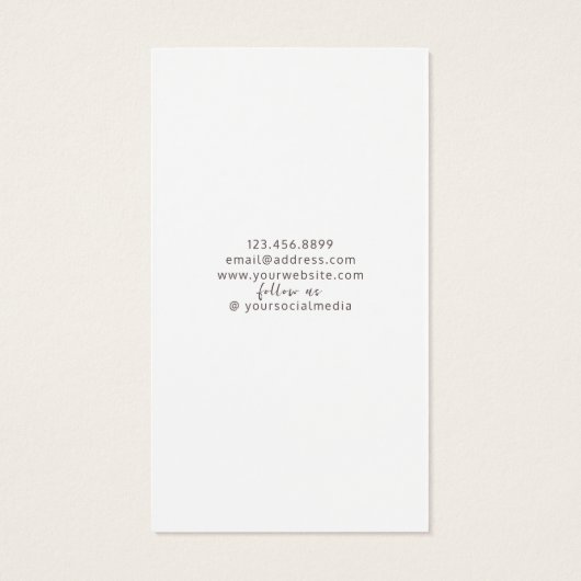 Rustic Wildflowers Necklace Display  (Rückseite)