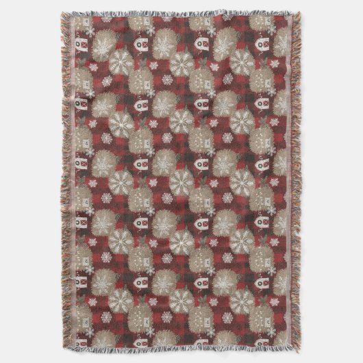 Rustic Winter Decke (Vorderseite Vertikal)