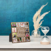 Rustic Wood 12 Foto von Klebemasse Family Quote Fotoplatte (InSitu)