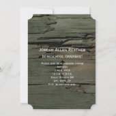 Rustic Wood 2015 Graduate Foto Ankündigung (Rückseite)