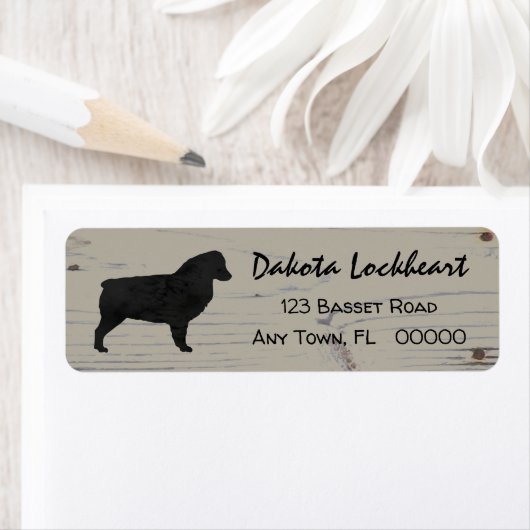 Rustic Wood Australian Shepherd Watercolor (Insitu)