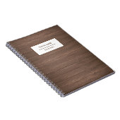Rustic Wood Barn Country Notebook Notizblock (Rechte Seite)