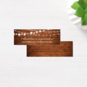 Rustic Wood Brautparty Registrierungskarte einfüge (Schreibtisch)