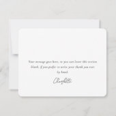 Rustic Wood Burgundy Polterabend Geburtstag Dankeskarte (Rückseite)