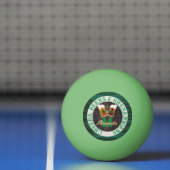 Rustic Wood Cheers Beers Shenanigans Tischtennisball (Netto)