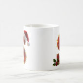 Rustic Wood Christmas Letter S String Lights Kaffeetasse (Mittel)