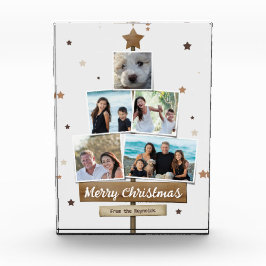 Rustic Wood Christmas Tree | 5 Fotos Collage