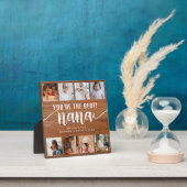 Rustic Wood Custom Foto Sie sind die beste Nana Fotoplatte (InSitu)