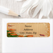 Rustic Wood Floral Butterfly Hochzeitsplatz (Insitu)