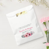 Rustic Wood Floral Rose Country Wedding Vielen Dan Geschenktütchen (Versiegelt)