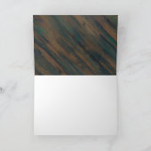 Rustic Wood Fun Green Red Family Weihnachten Foto (Innenseite)