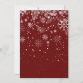 Rustic Wood Greenery Wreath Burgund Weihnachten (Rückseite)