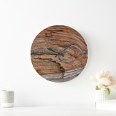 Rustic wood große wanduhr (Zuhause)
