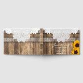 Rustic Wood & Lace Wedding - Gästebuch (Voll)
