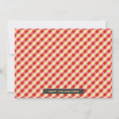 Rustic Wood Pizza Geburtstagsparty Einladung (Rückseite)